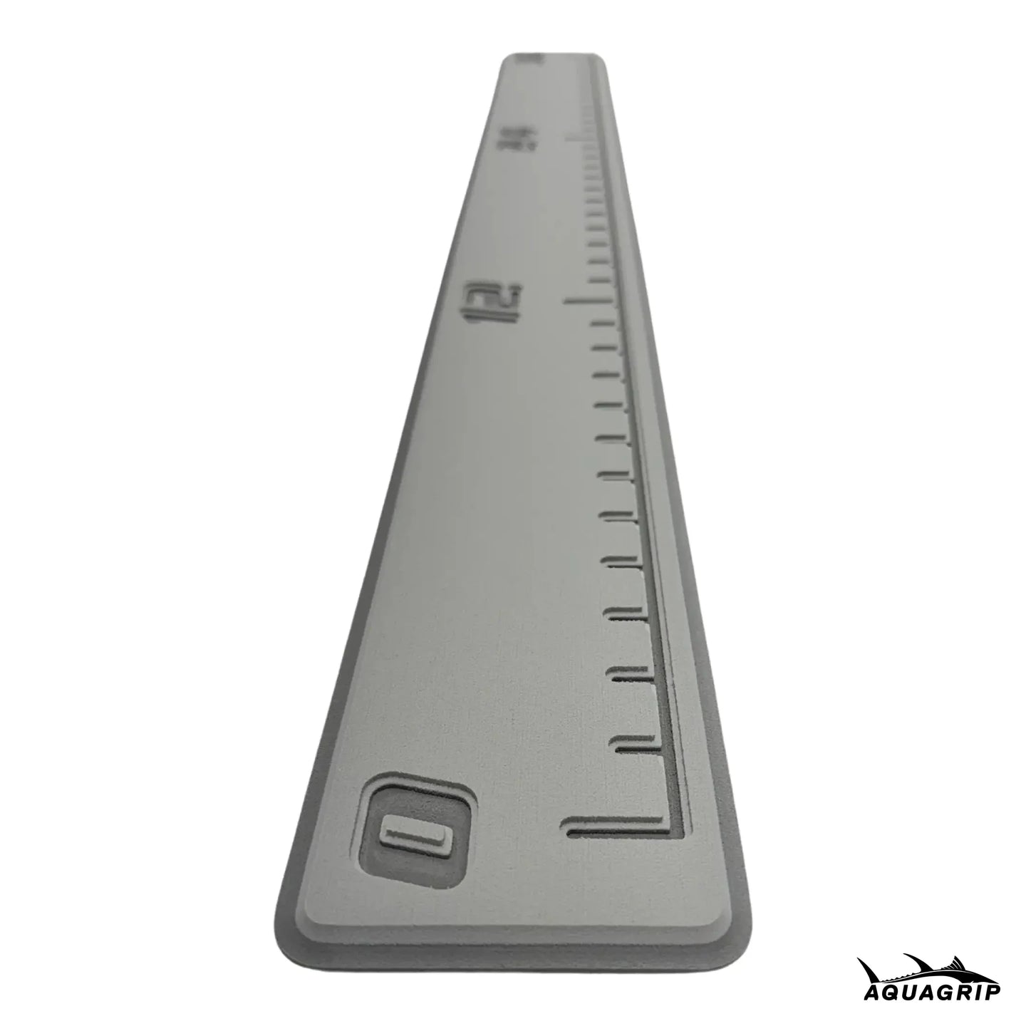 AquaGrip fish ruler - light gray slim angled view
