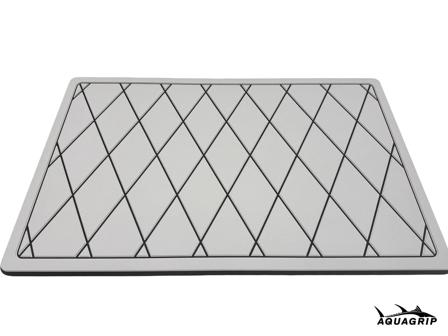 AquaGrip custom boat helm pad — built-to-size PE/EVA marine foam with non-slip grip