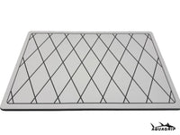 AquaGrip custom boat helm pad — built-to-size PE/EVA marine foam with non-slip grip