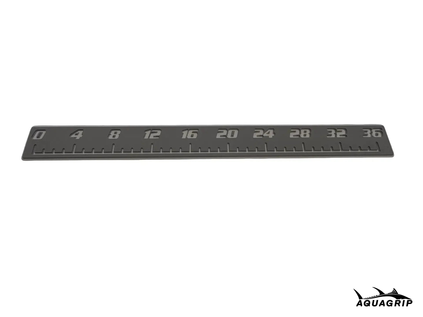 AquaGrip fish ruler - medium gray flat lay top view