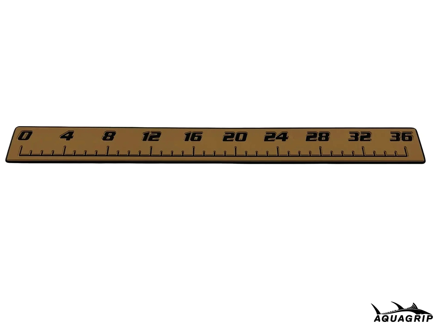 AquaGrip fish ruler - teak over black color option