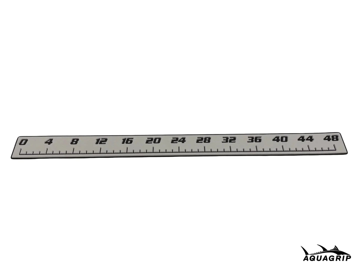 AquaGrip fish ruler - light gray angled view with measurement markings