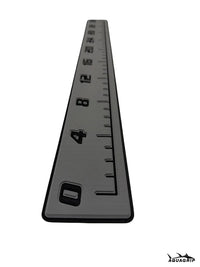 Medium Gray Black aquagrip fish ruler