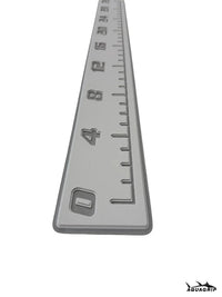 Light Gray Medium Gray aquagrip fish ruler