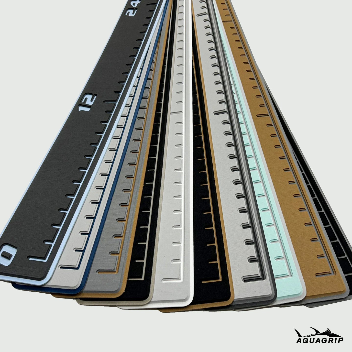 AquaGrip EVA foam fish rulers - multiple color options CNC cut marine foam measuring rulers