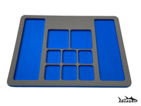 AquaGrip rigging pad — non-slip EVA foam organizer for fishing tools, UV-resistant