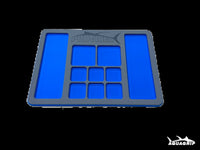 AquaGrip Ultimate Rigging Pad — EVA foam tool mat with pockets for pliers and rigging tools, rubber backing