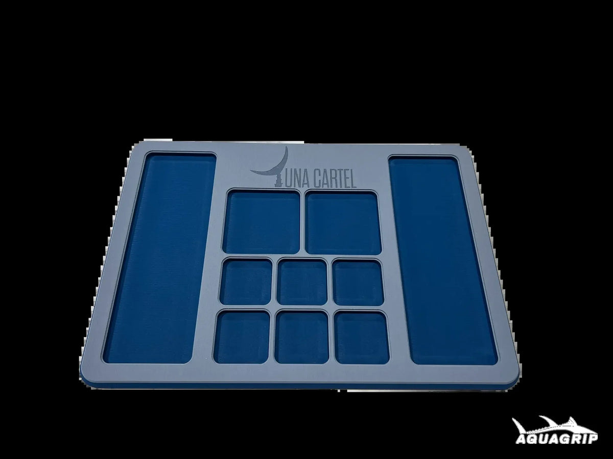 AquaGrip rigging pad — non-slip EVA foam organizer for fishing tools, UV-resistant