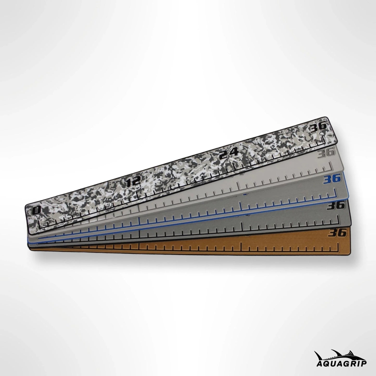 AquaGrip EVA foam fish rulers multiple color options - marine grade measuring rulers