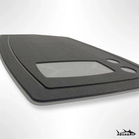 AquaGrip fishing utility pad — gray EVA foam rigging mat with rubber backing