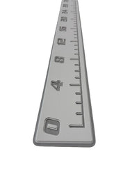 Light Gray Medium Gray aquagrip fish ruler