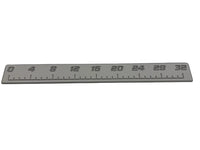 AquaGrip CT 32 inch EVA foam fish ruler — medium gray over charcoal — flat lay product shot